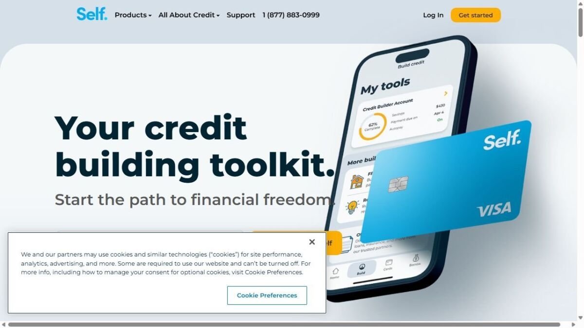 Self website homepage