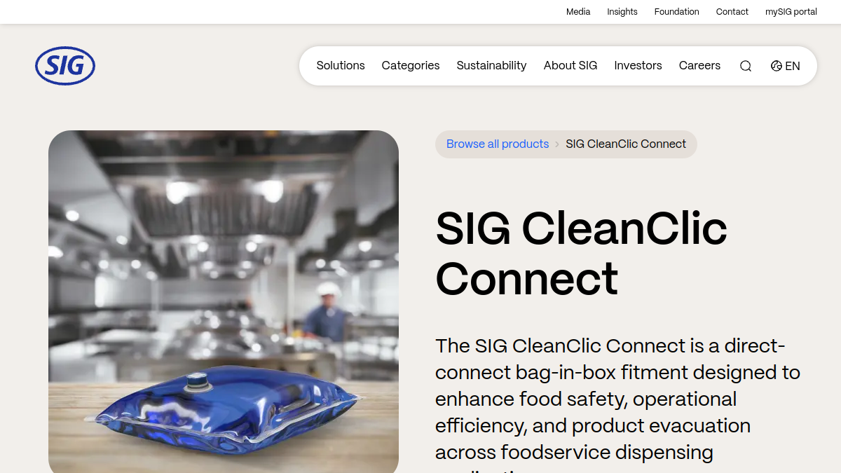 SIG CleanClic Connect