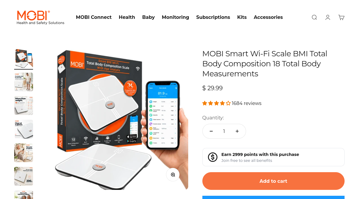MOBI Smart Health Gadgets