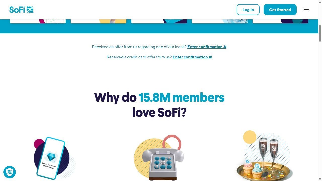 SoFi checking, savings and investing product overview