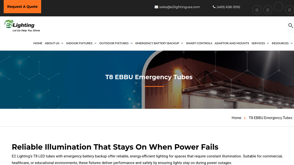 T8 EBBU Emergency Tubes
