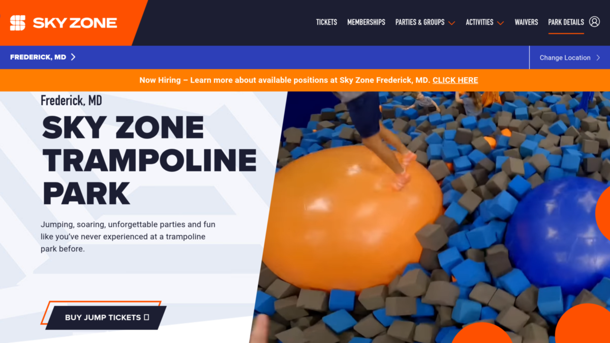 Sky Zone Frederick