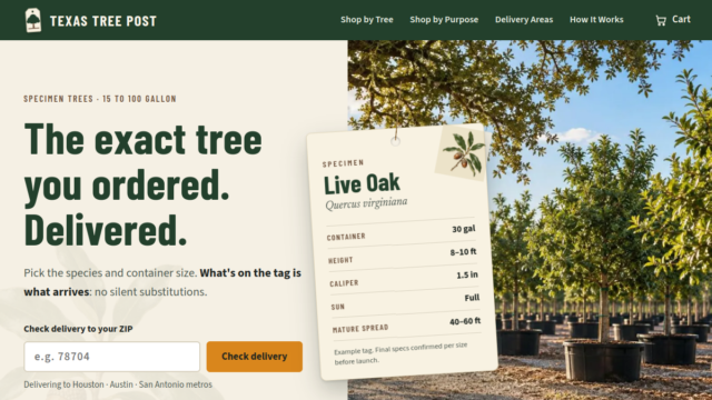 Texas Tree Post