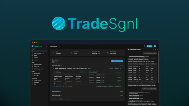 TradeSgnl automated MT5 trading header image