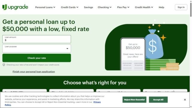 Upgrade website homepage