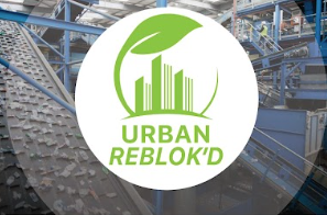 Urban Reblok'd recycled plastic materials banner