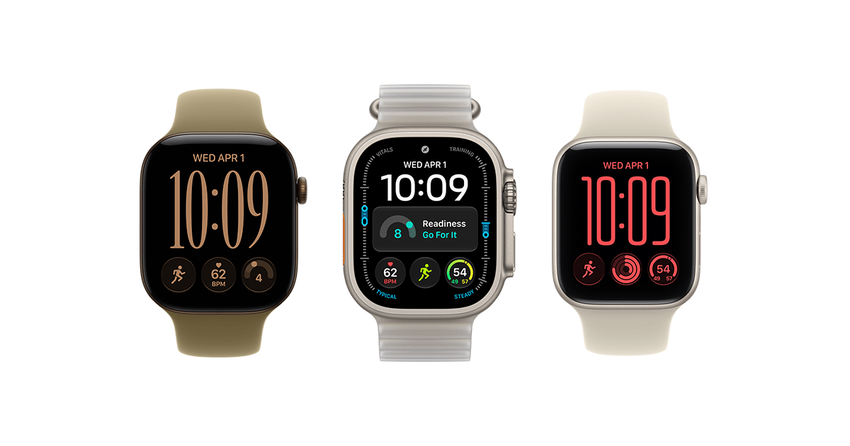 Apple Watch website homepage