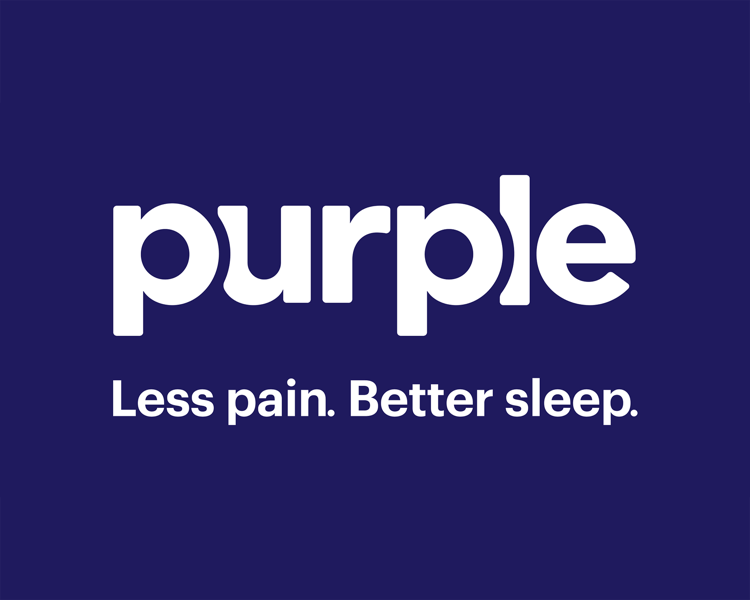 Purple website homepage