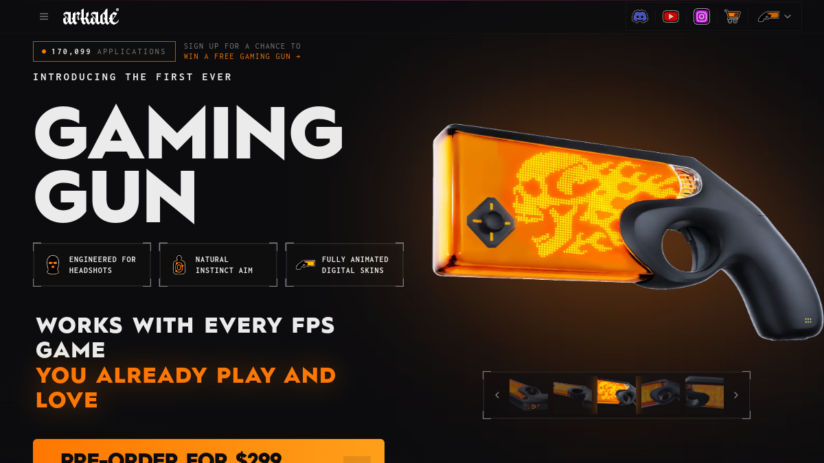 Arkade Gaming Gun