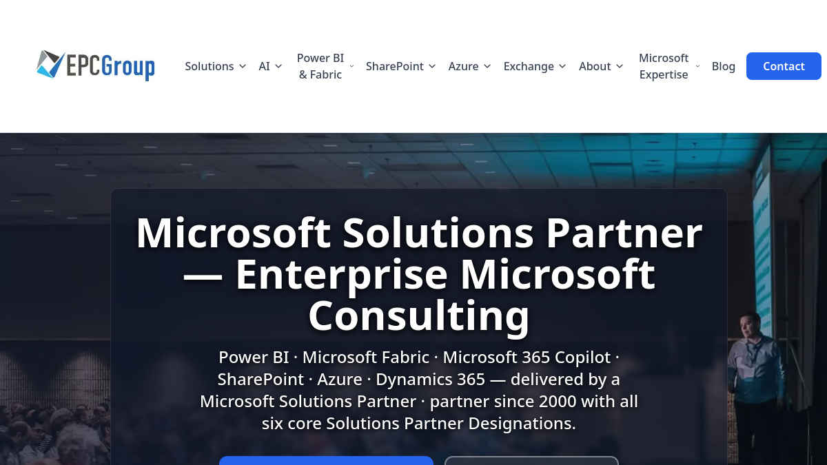 EPC Group AI Governance and Management Consulting