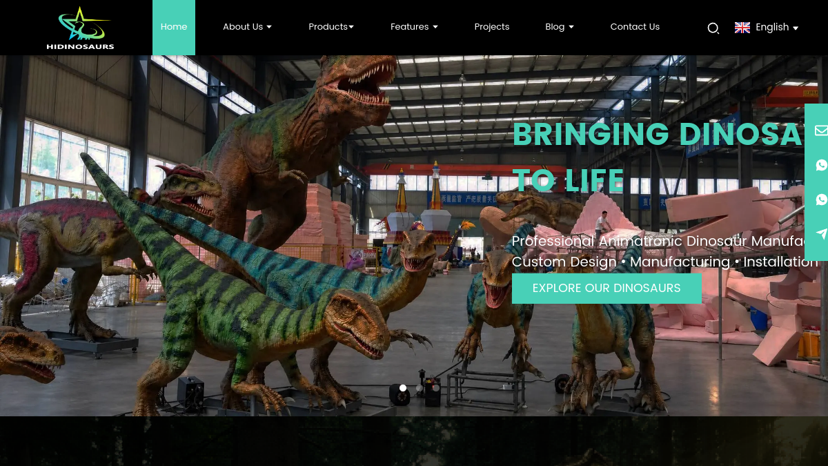 Hidinosaurs Animatronic Dinosaurs