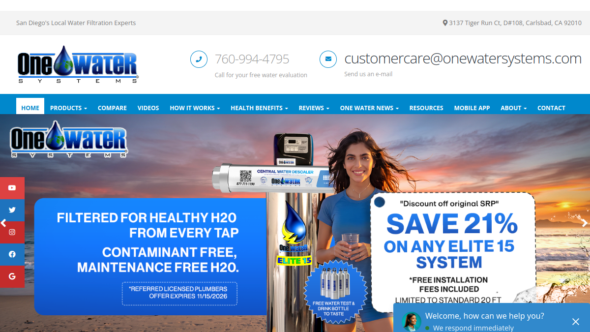 ELITE 15 Whole Home Water Filtration System