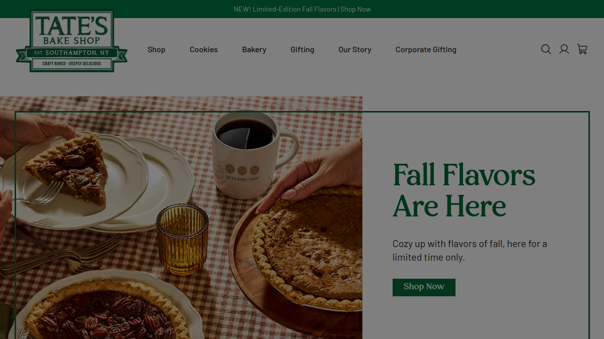 Tate's Bake Shop Holiday Gifting Collection