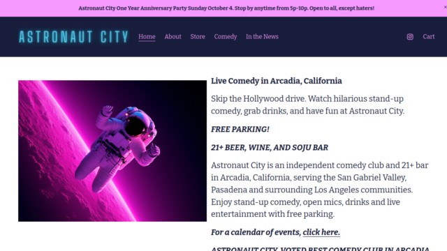 Astronaut City Comedy Club