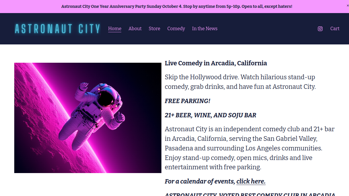 Astronaut City Comedy Club