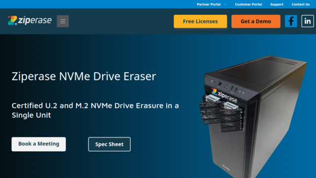 Ziperase NVMe Drive Eraser